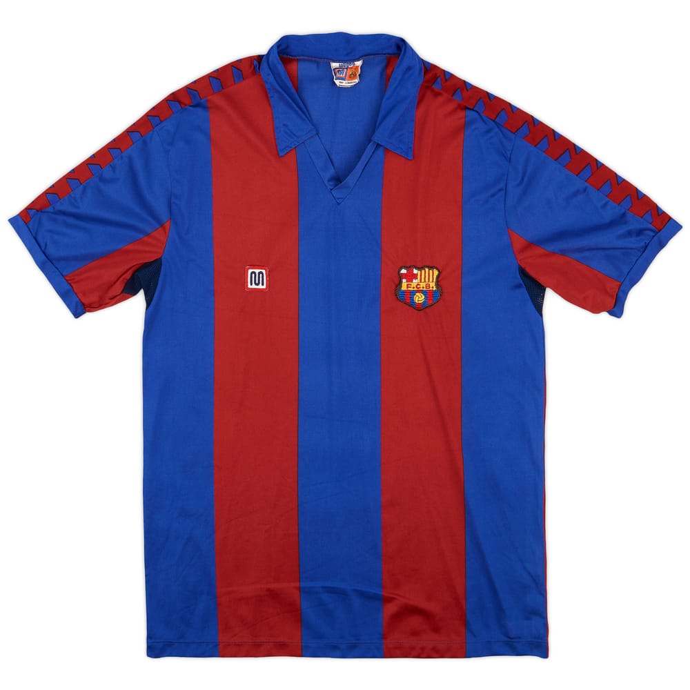 1984-89 Barcelona Home Shirt - 7/10 - (L)