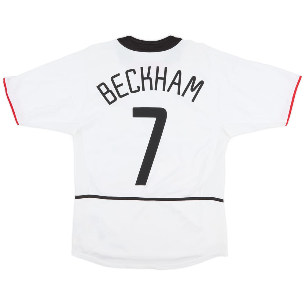 2002-03 Manchester United Away Shirt Beckham #7 - 6/10 - (S)