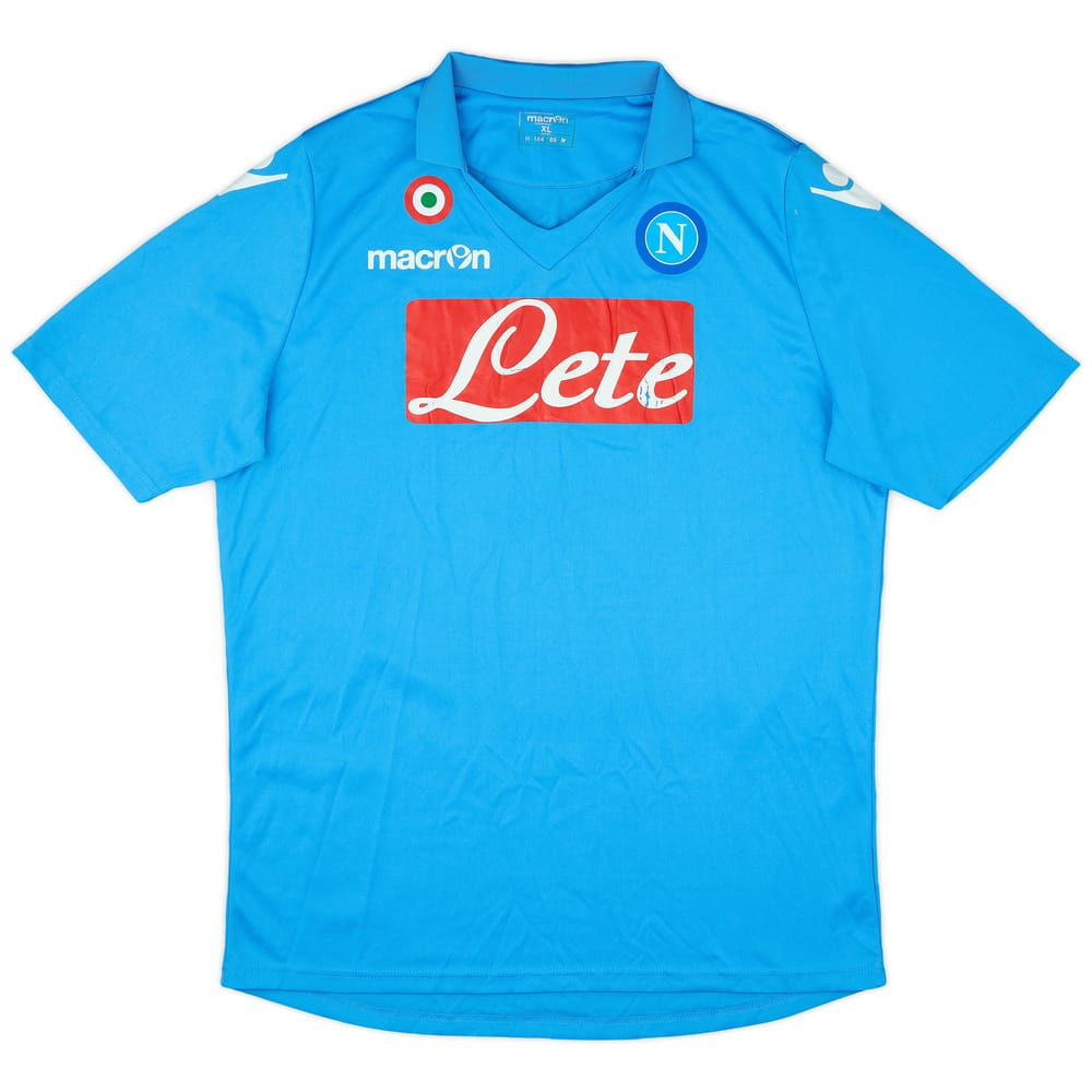 2011-12 Napoli Basic Home Shirt - 5/10 - (XL)