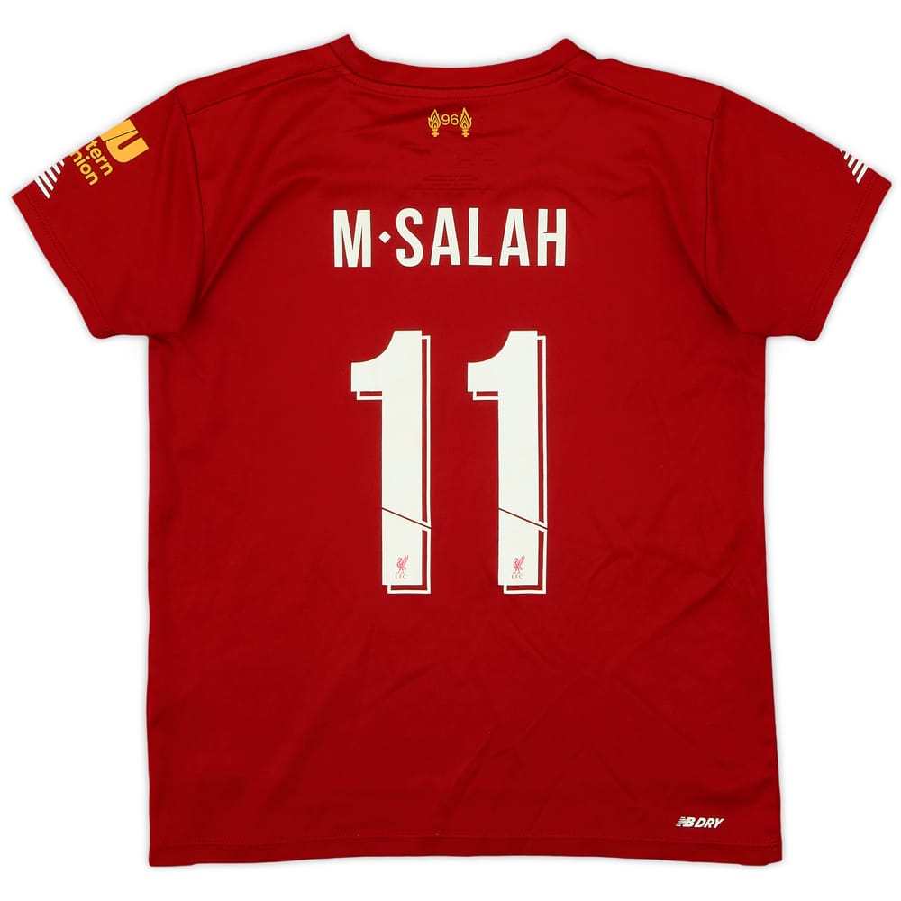 2019-20 Liverpool Home Shirt M. Salah #11 - 6/10 - (6-7 Years)