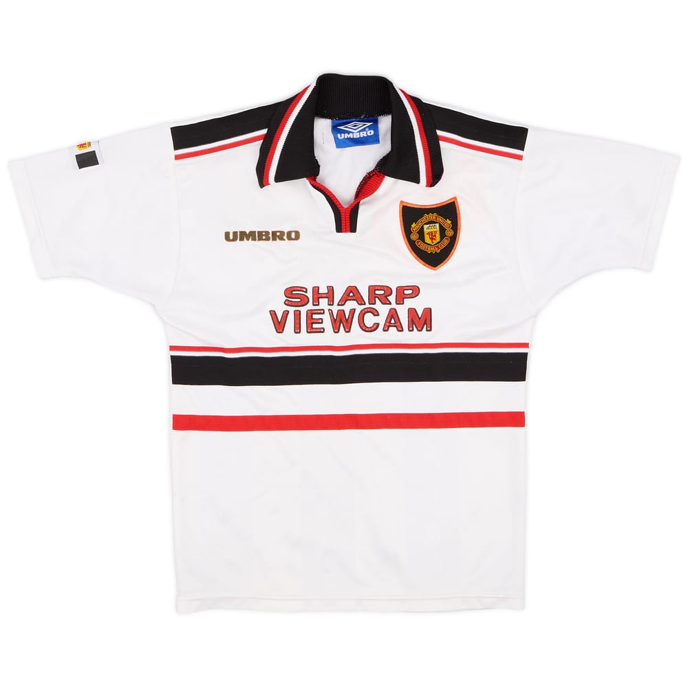 1997-99 Manchester United Away Shirt - 6/10 - (S.Boys)