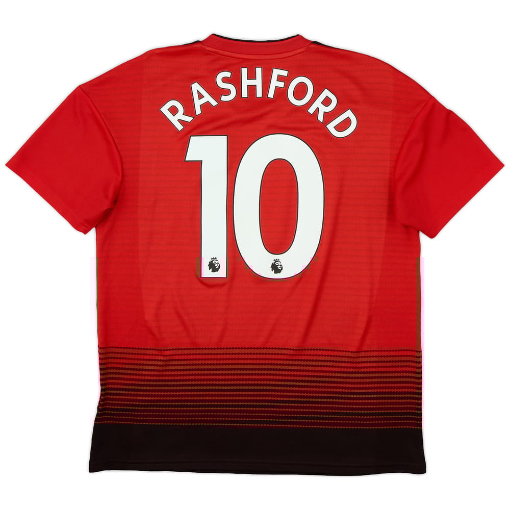 2018-19 Manchester United Home Shirt Rashford #10 - 8/10 - (M)