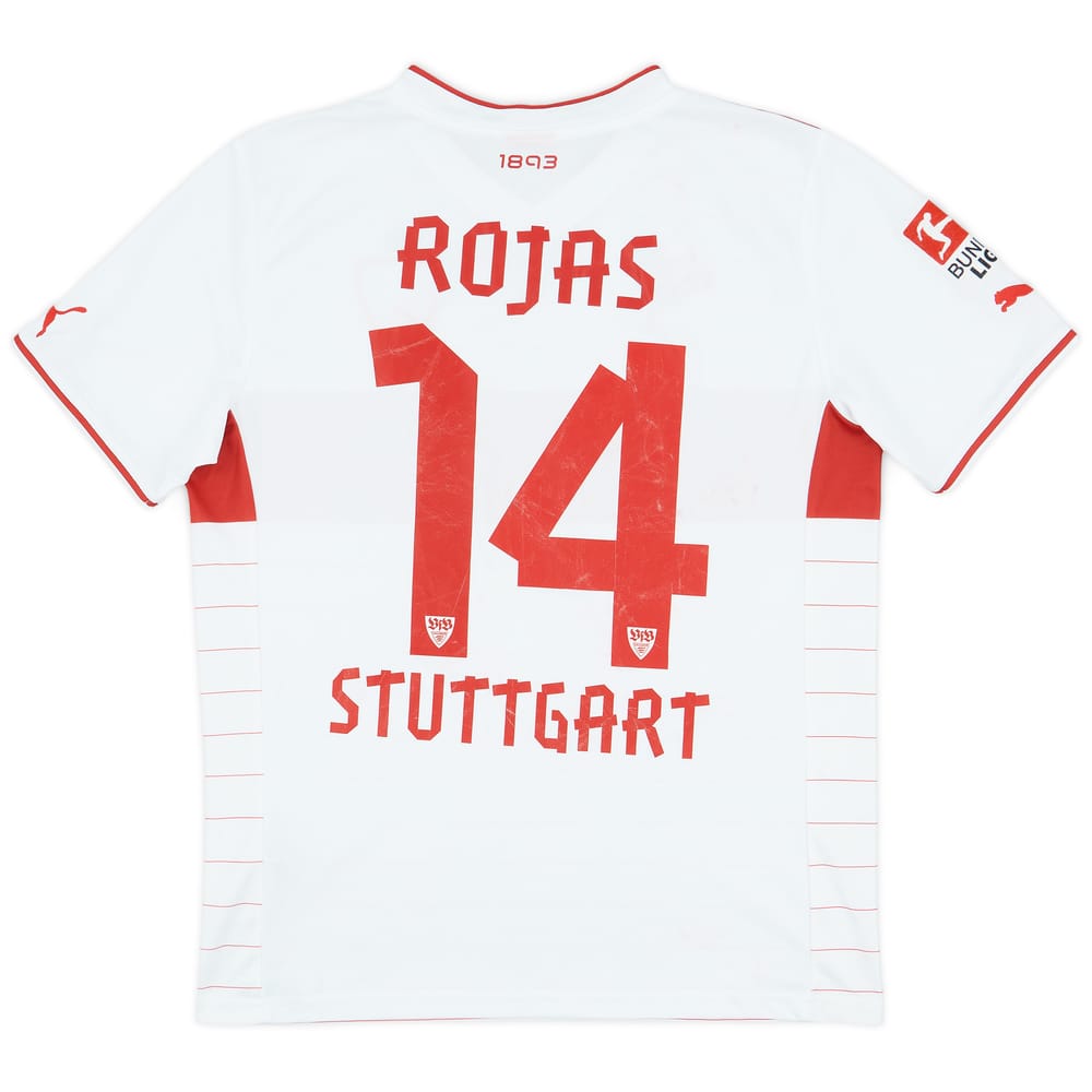 2013-14 Stuttgart Home Shirt Rojas #14 - 5/10 - (M)