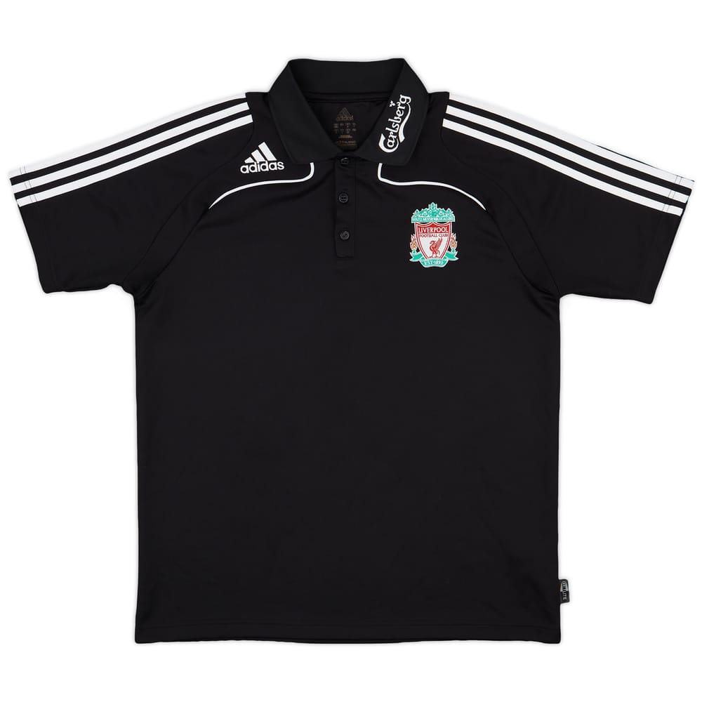2008-09 Liverpool adidas Polo Shirt - 8/10 - (L)