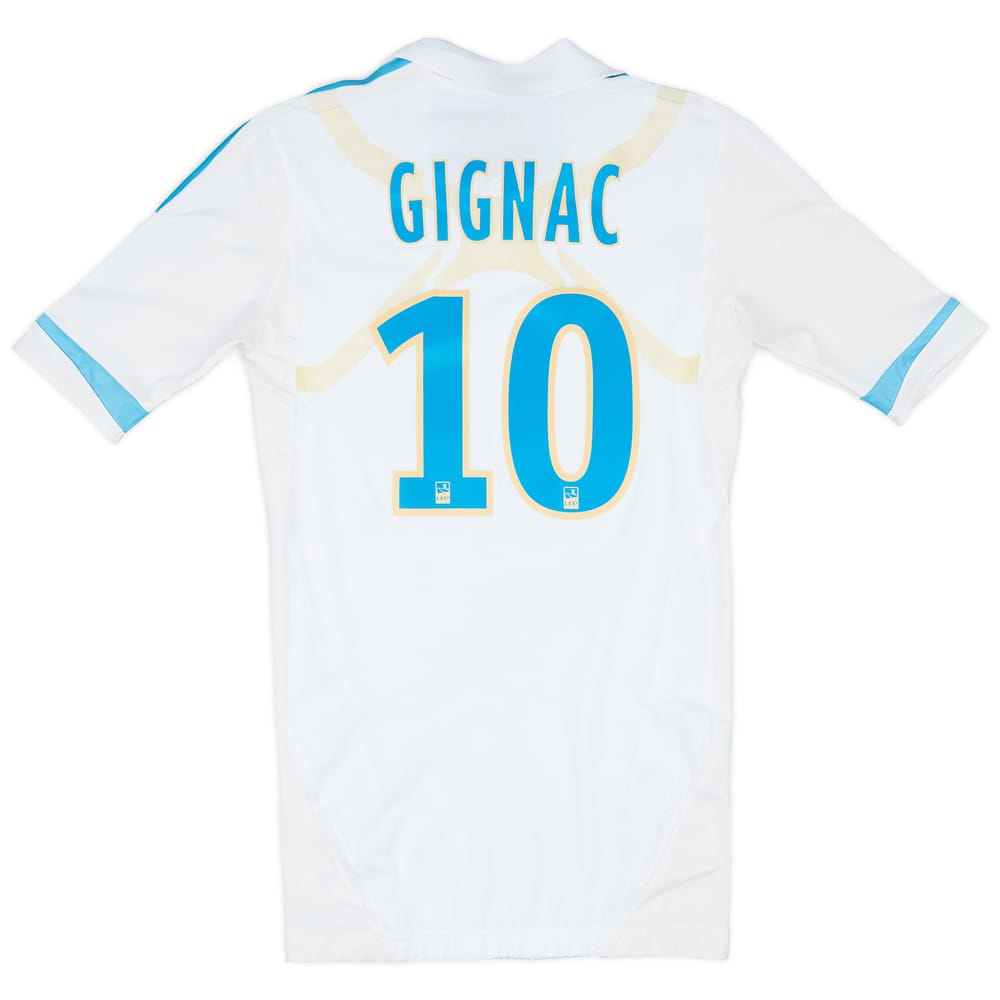 2011-12 Olympique Marseille Player Issue Home Shirt Gignac #10 - 10/10 - (M)
