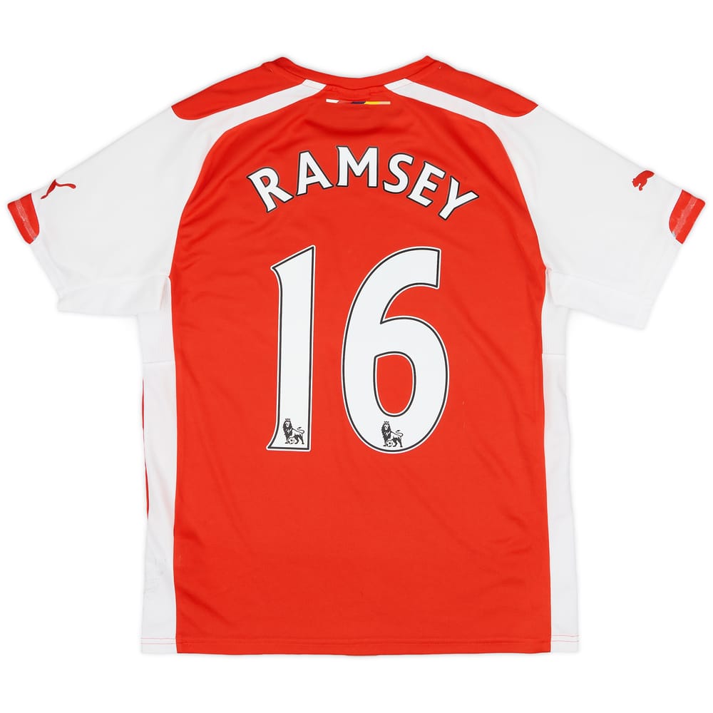 2014-15 Arsenal Home Shirt Ramsey #16 - 6/10 - (S)