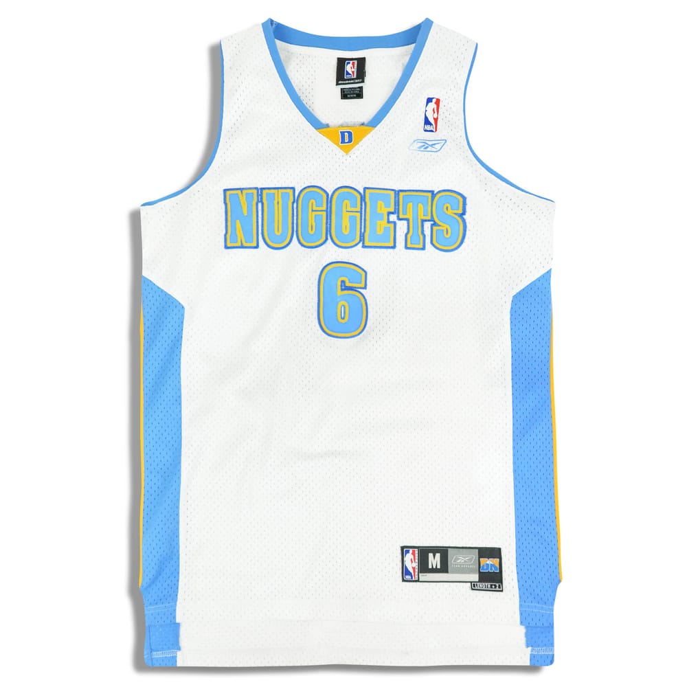 2004-06 Denver Nuggets Martin #6 Reebok Swingman Jersey (Home) M