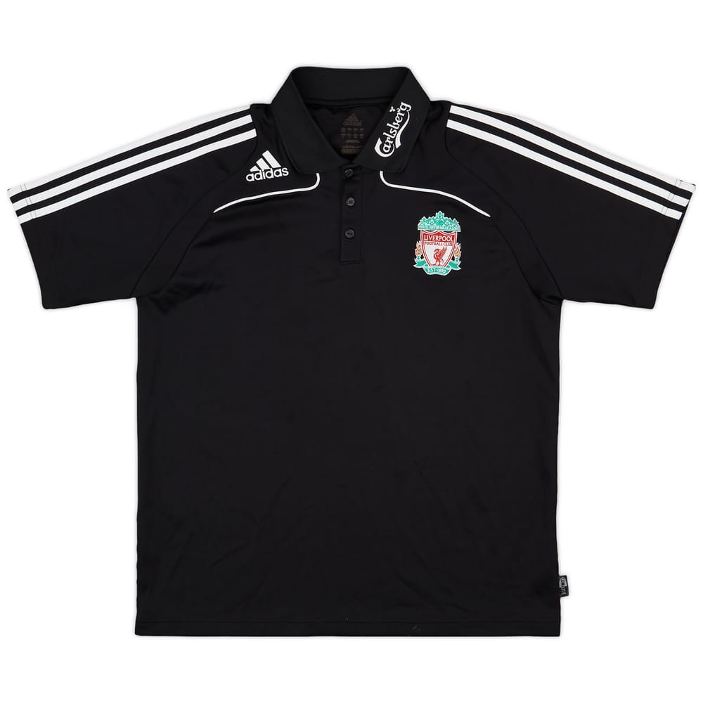2008-09 Liverpool adidas Polo Shirt - 8/10 - (L)