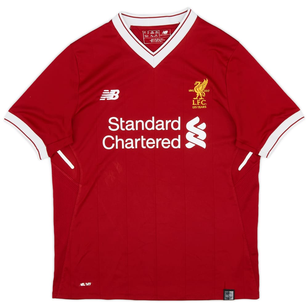 2017-18 Liverpool 125 Years Home Shirt - 7/10 - (L.Boys)