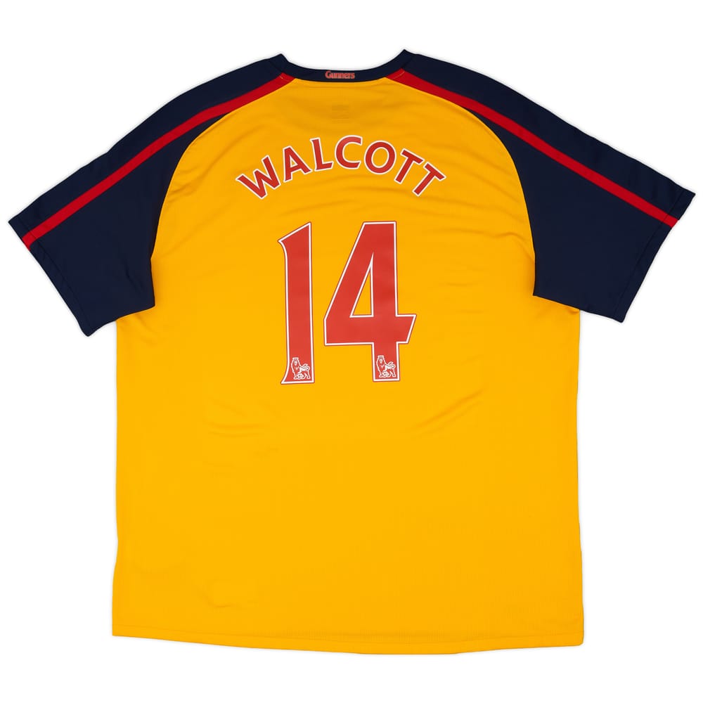 2008-09 Arsenal Away Shirt Walcott #14 - 8/10 - (XXL)