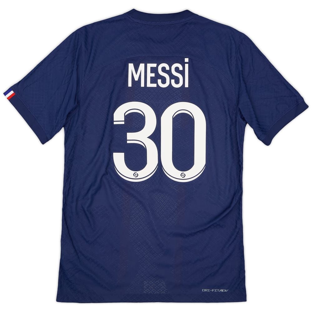 2022-23 Paris Saint-Germain Authentic Home Shirt Messi #30 - 9/10 - (S)