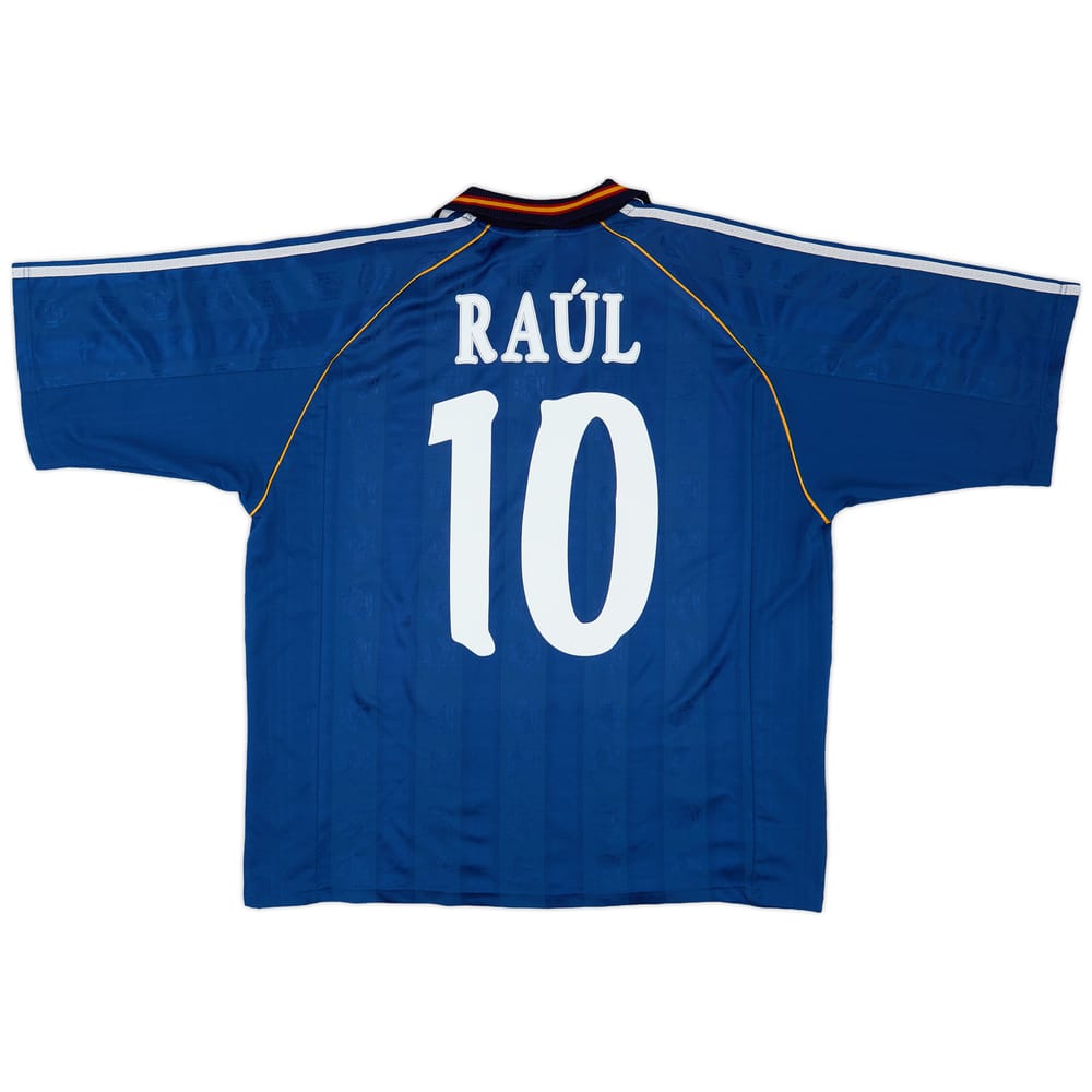 1999-00 Spain Away Shirt Raul #10 - 5/10 - (XL)