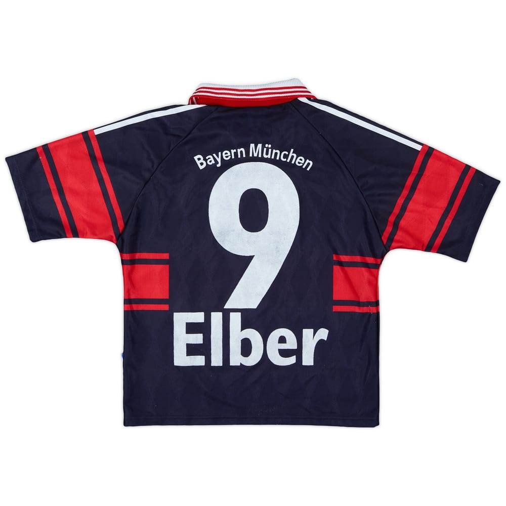 1997-99 Bayern Munich Home Shirt Elber #9 - 8/10 - (L.Boys)