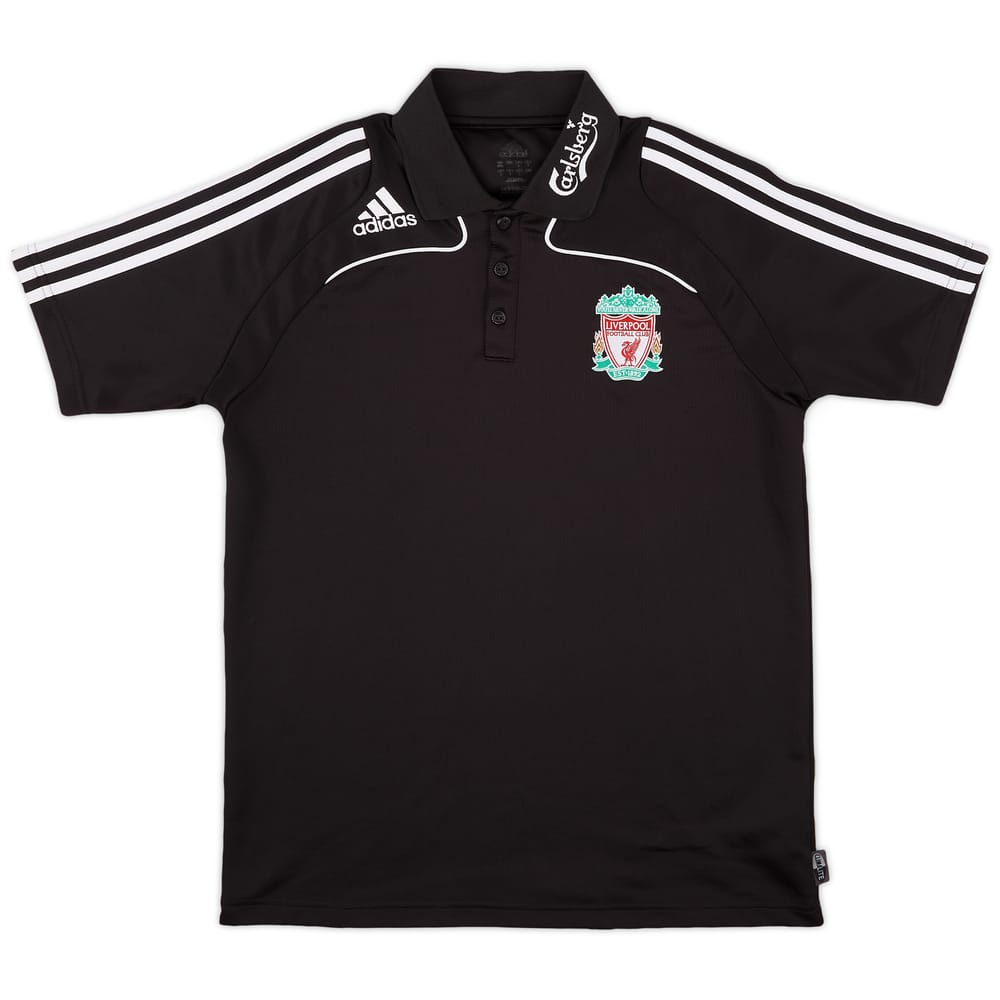 2008-09 Liverpool adidas Polo Shirt - 8/10 - (S)