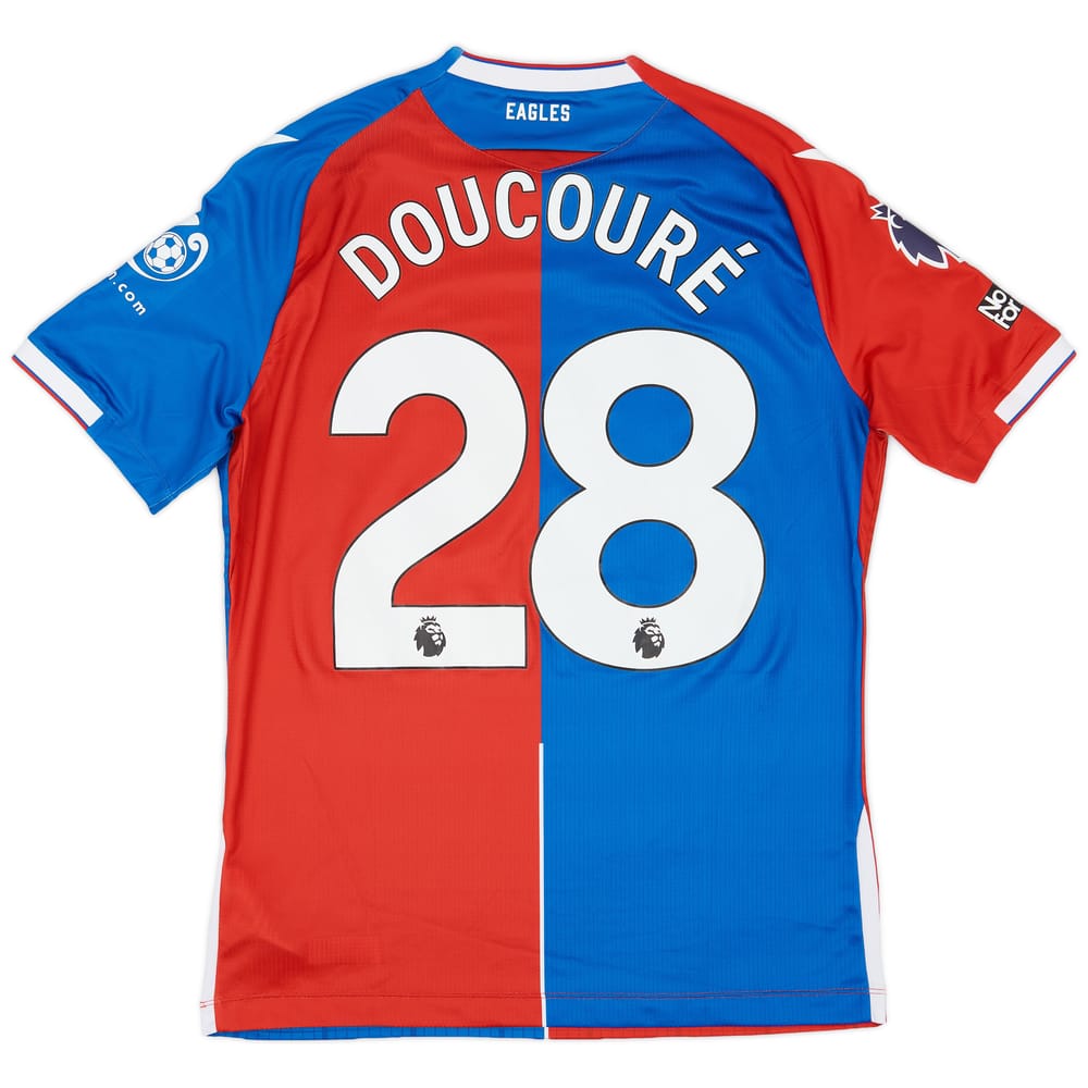 2023-24 Crystal Palace Match Issue Home Shirt Doucouré #28