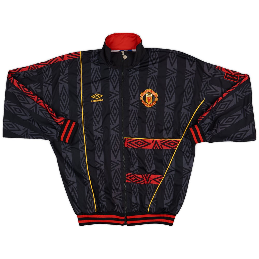 1992-93 Manchester United Umbro Track Jacket - 9/10 - (XL)