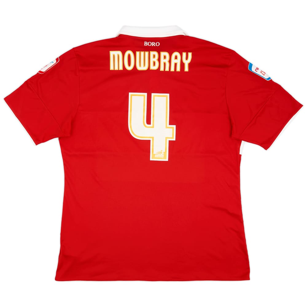 2010-11 Middlesbrough Home Shirt Mowbray #4 - 8/10 - (XXL)