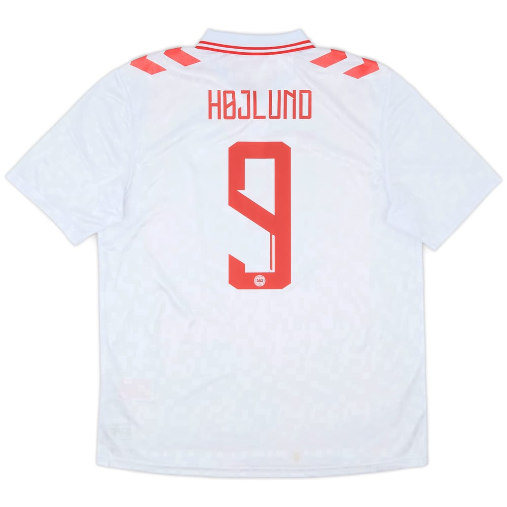 2024 Denmark Away Shirt Hojlund #9 - 10/10 - (L)