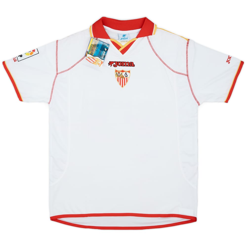 2001-02 Sevilla Home Shirt (S)