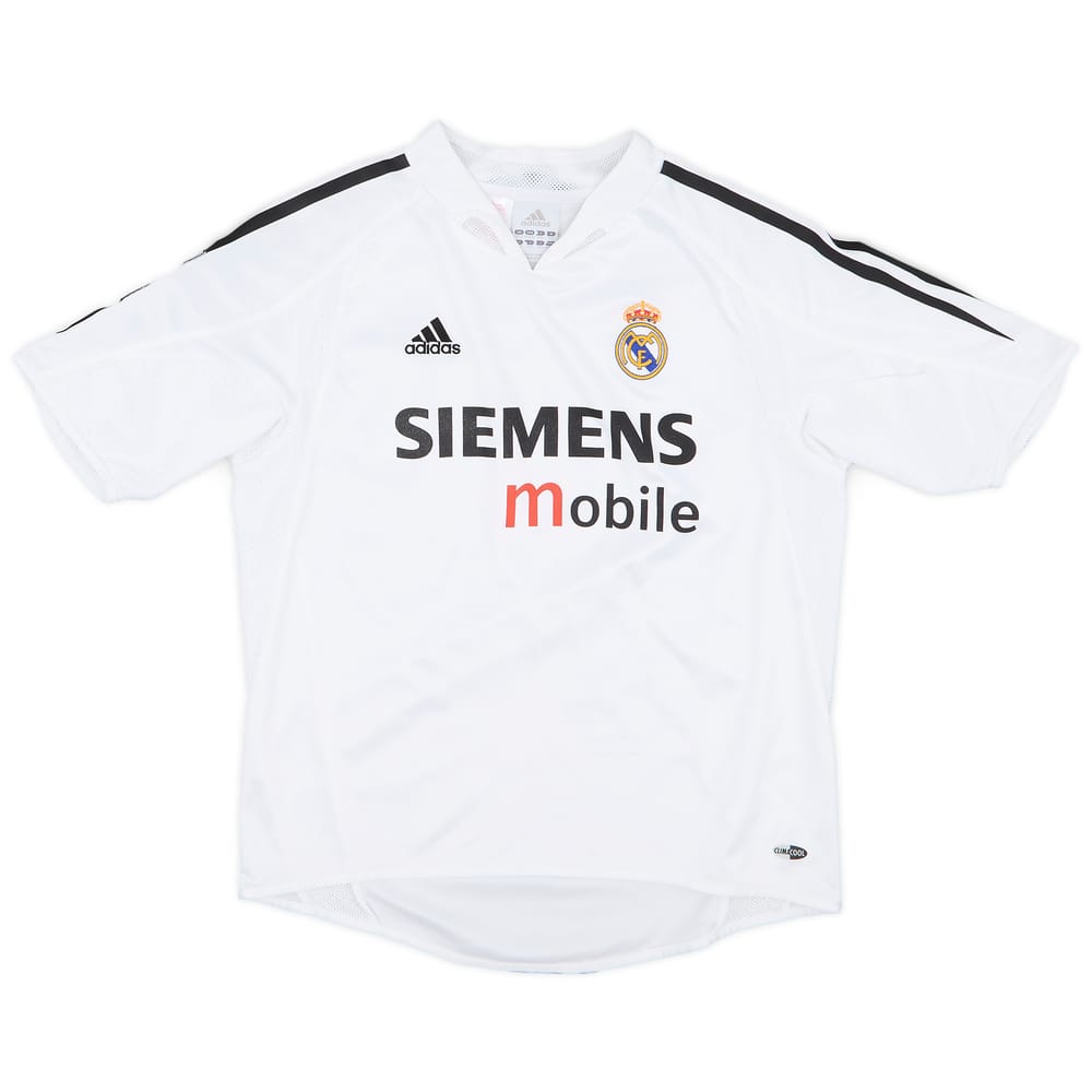 2004-05 Real Madrid Home Shirt - 7/10 - (M.Boys)