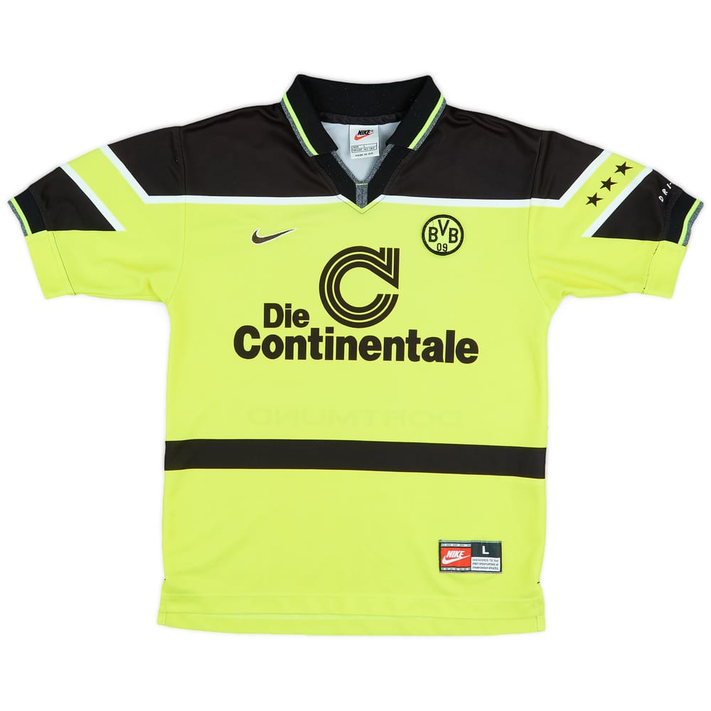 1997-98 Borussia Dortmund Home Shirt - 10/10 - (L.Boys)
