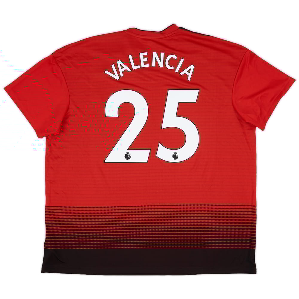 2018-19 Manchester United Home Shirt Valencia #25 (XXL)