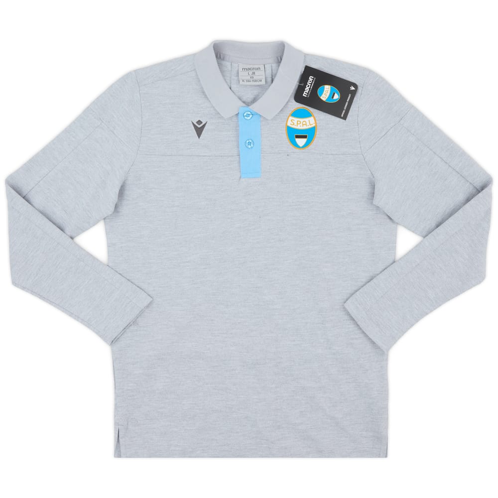 2019-20 SPAL Macron Travel L/S Polo Shirt (Little Kids)