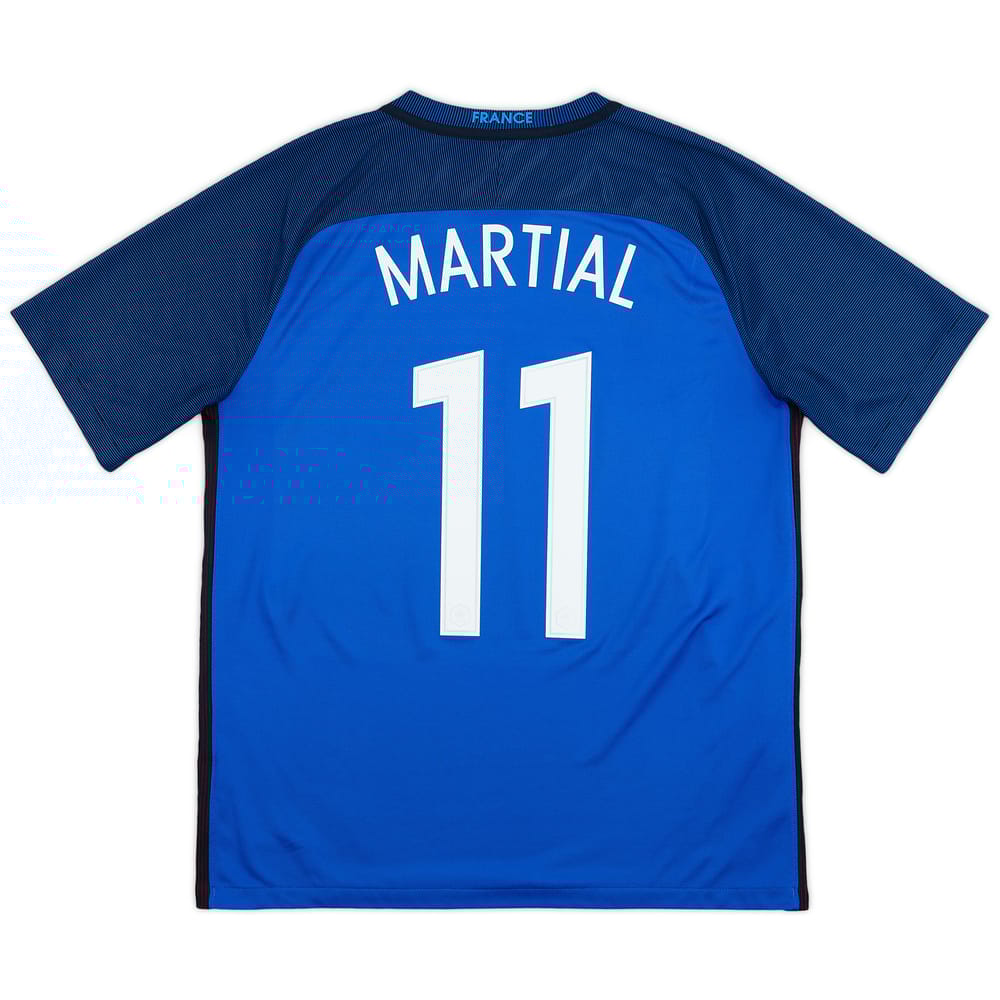 2016-17 France Home Shirt Martial #11 - 10/10 - (L)