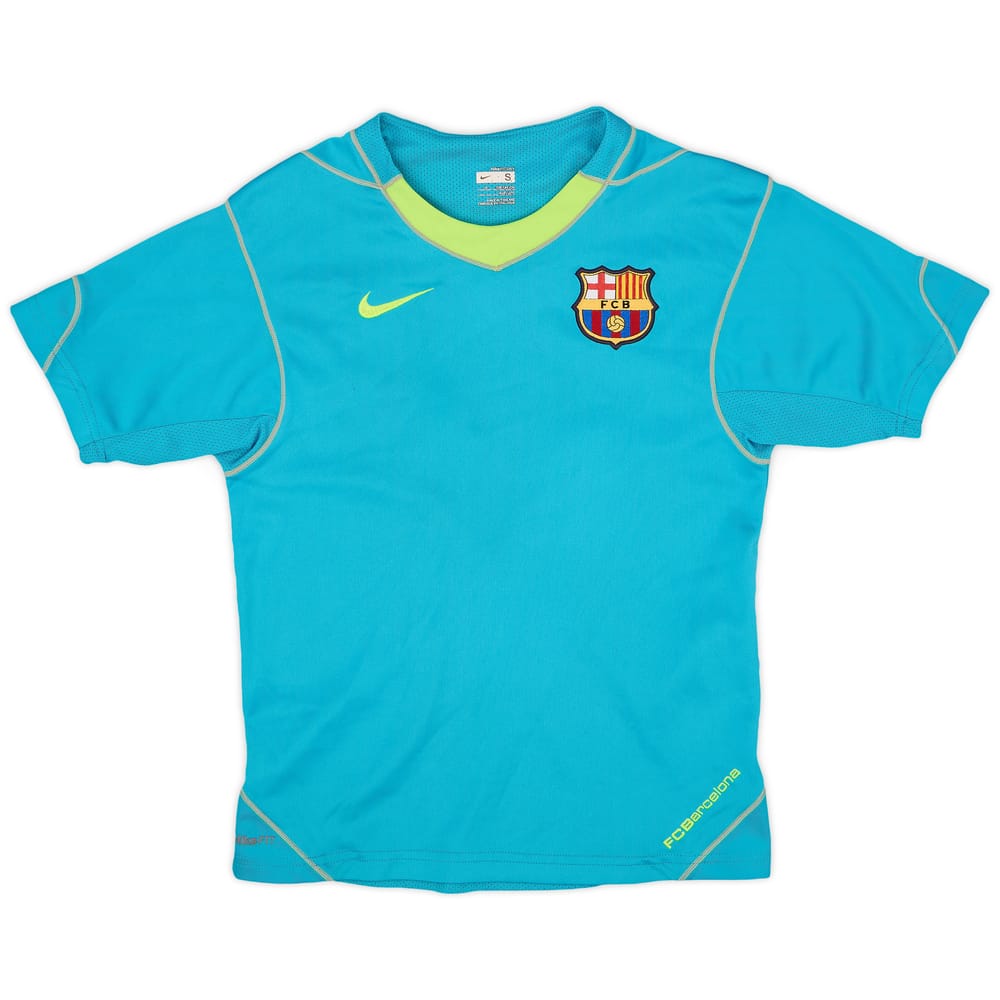 2007-08 Barcelona Nike Training Shirt - 8/10 - (S.Boys)