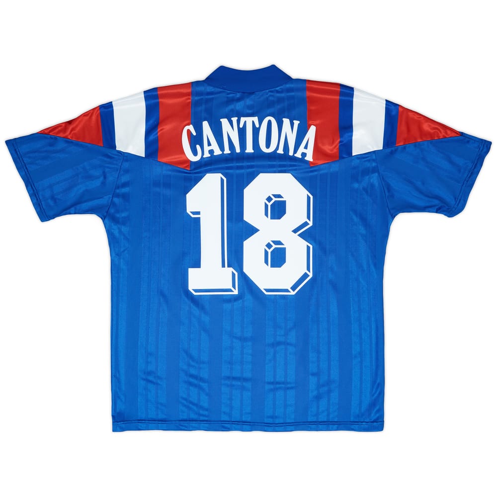 1992-94 France Home Shirt Cantona #18 - 8/10 - (L)