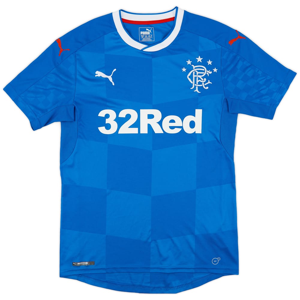2016-18 Rangers Home Shirt - 8/10 - (S)
