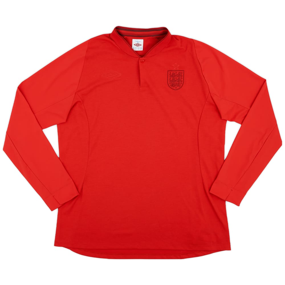 2010-11 England Special Edition Tonal L/S Shirt - 9/10 - (XL)