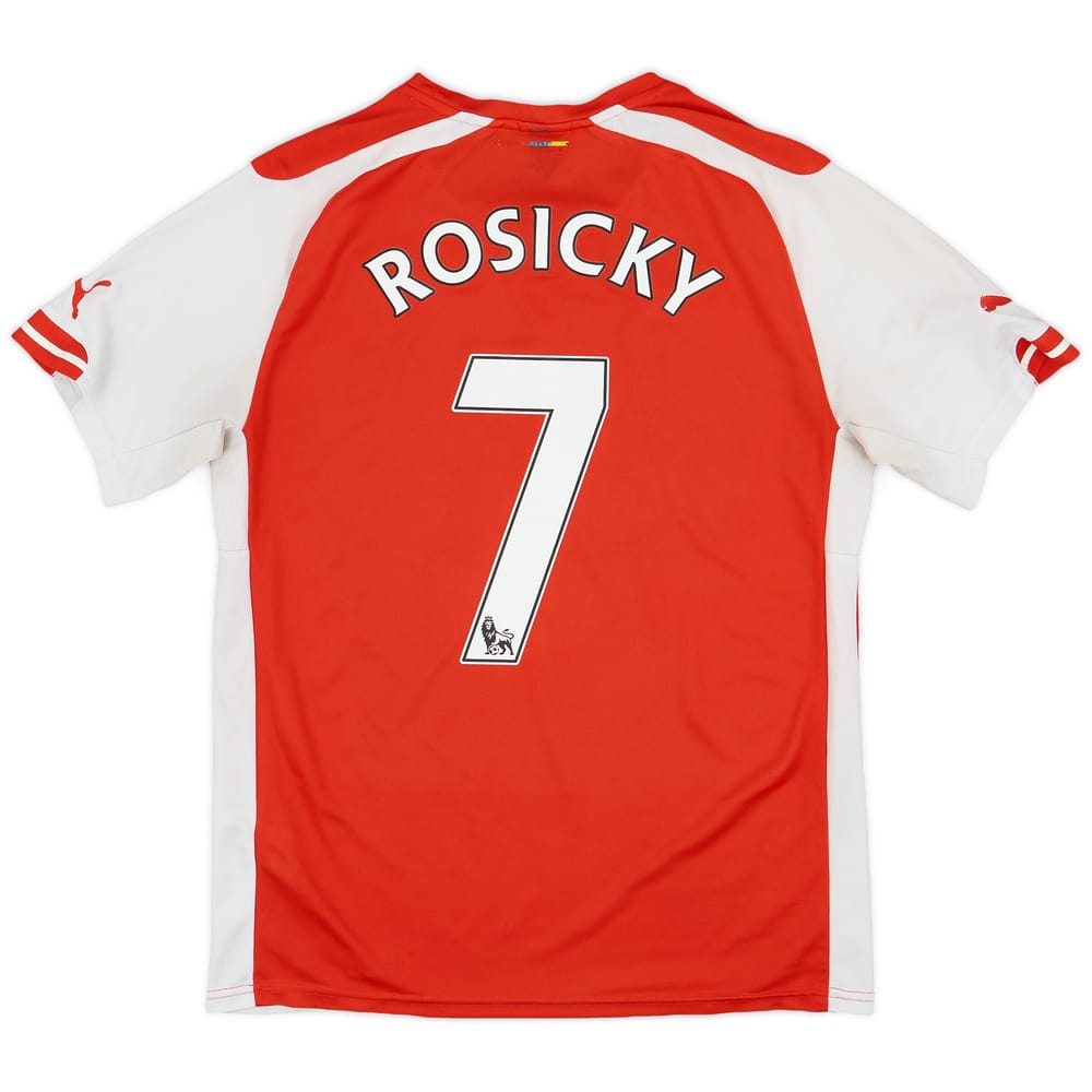 2014-15 Arsenal Home Shirt Rosicky #7 - 6/10 - (M)