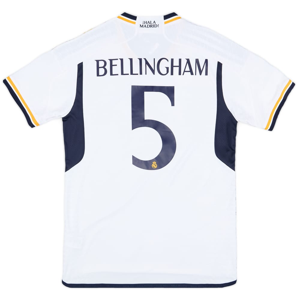 2023-24 Real Madrid Authentic Home CL Shirt Bellingham #5