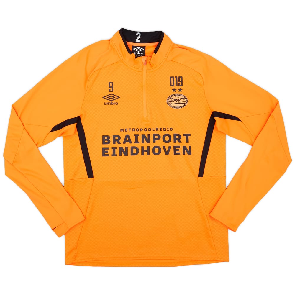2019-20 PSV Player Issue Umbro 1/4 Zip Training Top #9 - 7/10 - (M)