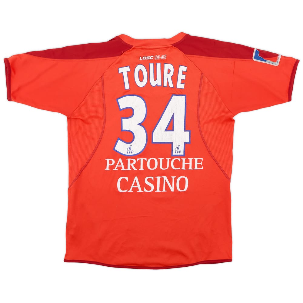 2005-06 Lille Home Shirt Toure #34 - 5/10 - (Women's L)
