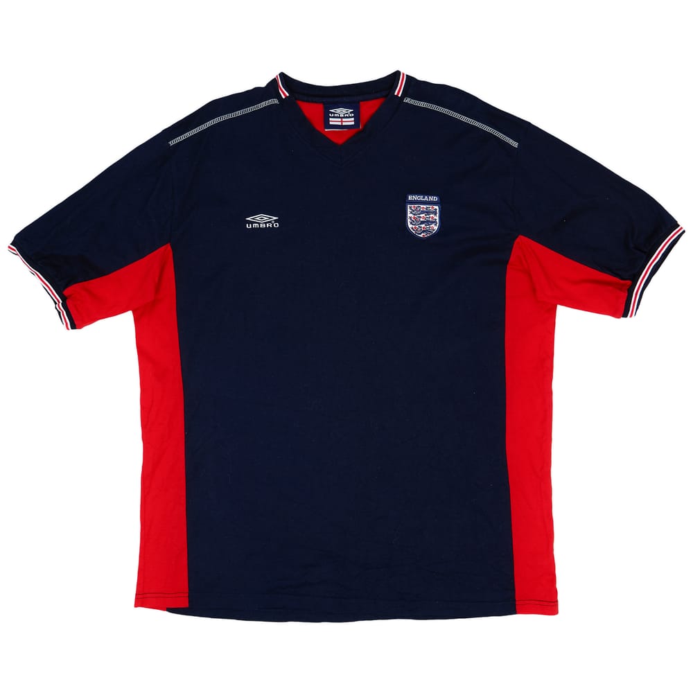 2002-03 England Umbro Training Shirt - 8/10 - (XL)