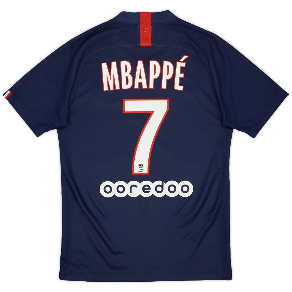 2019-20 Paris Saint-Germain Home Shirt Mbappe #7 - 7/10 - (S)