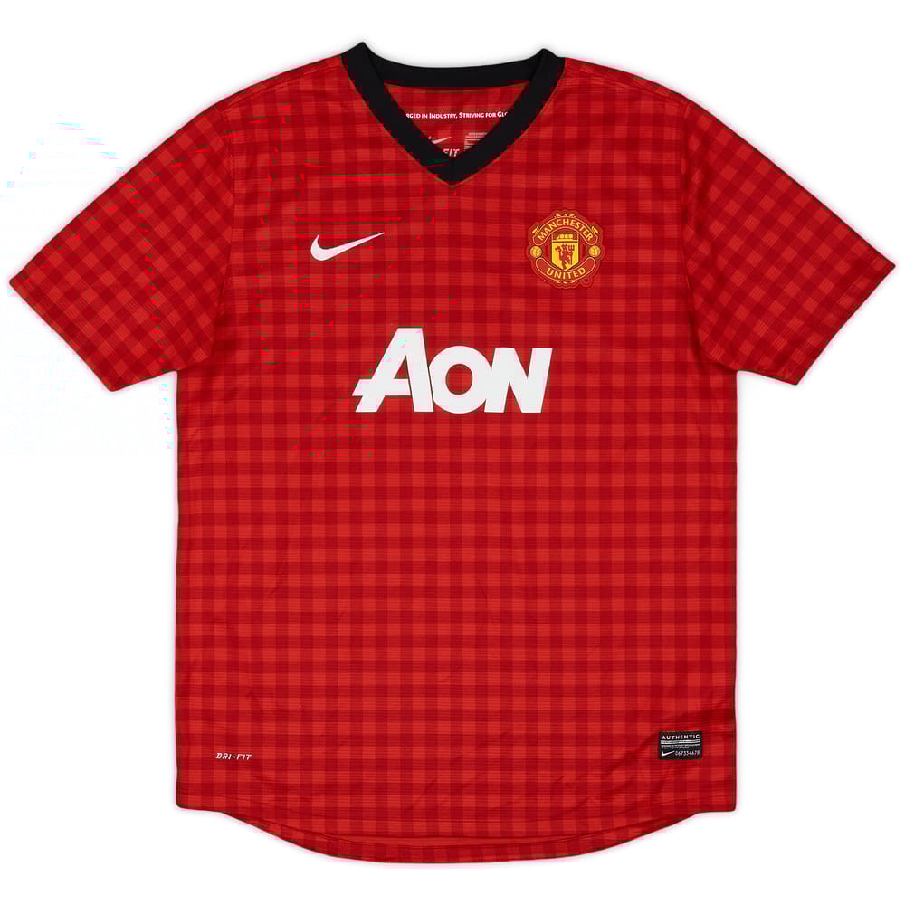 2012-13 Manchester United Home Shirt - 7/10 - (XL.Boys)