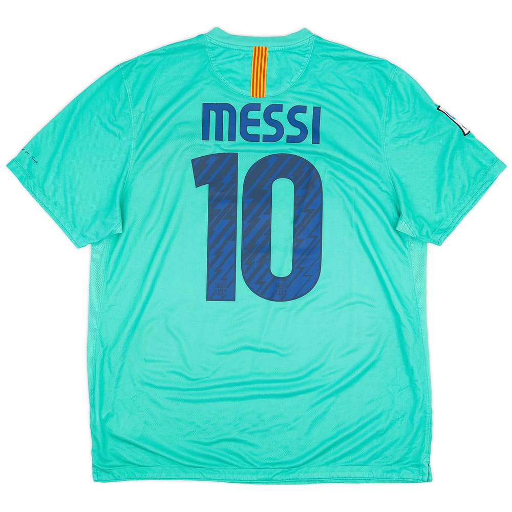 2010-11 Barcelona Away Shirt Messi #10 - 6/10 - (XL)