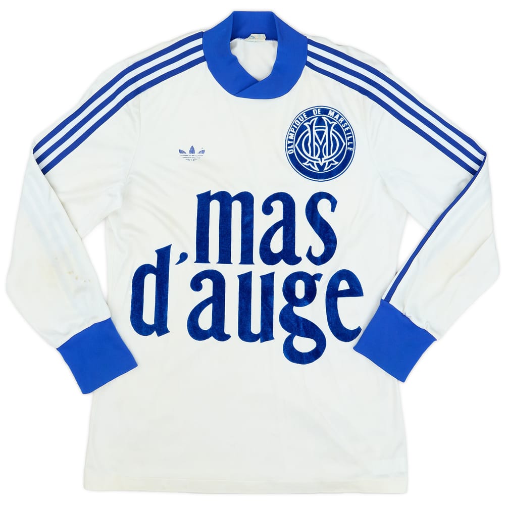 1978-80 Olympique Marseille Home L/S Shirt - 6/10 - (S)