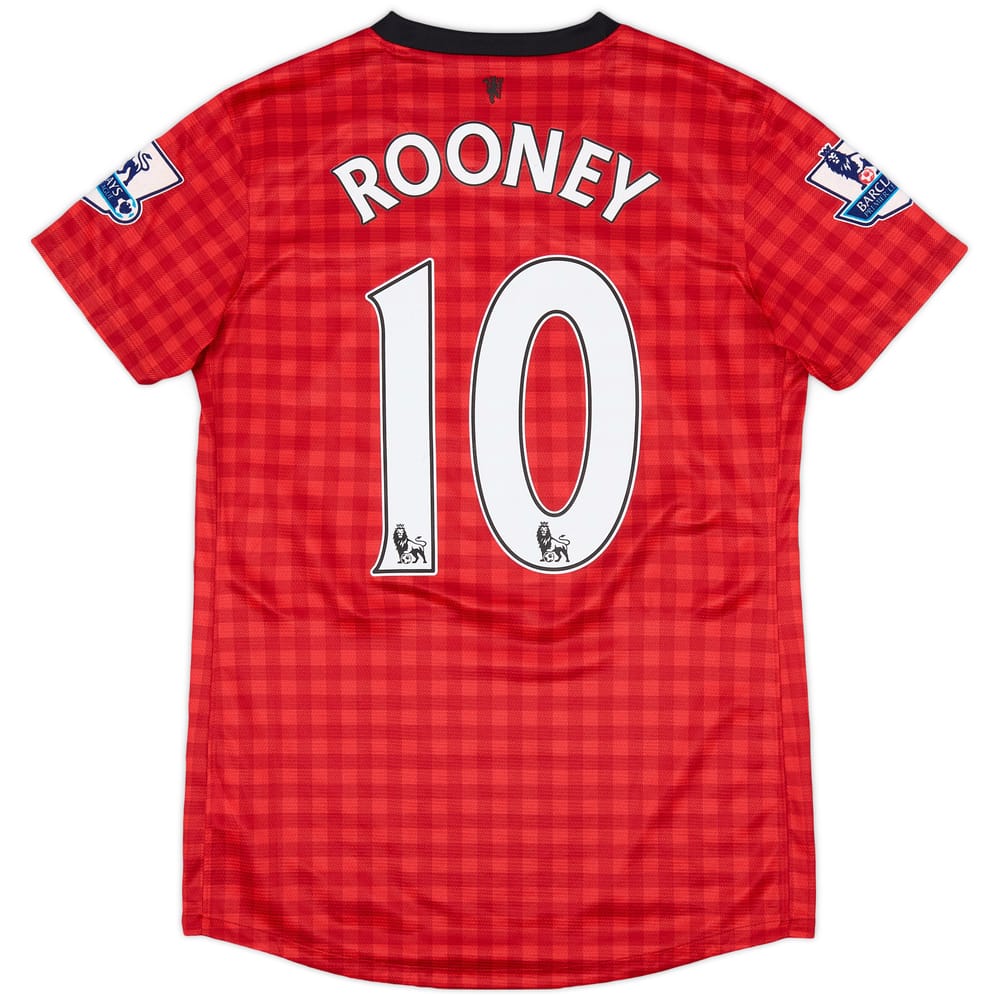 2012-13 Manchester United Home Shirt Rooney #10 - 5/10 - (Women's S)
