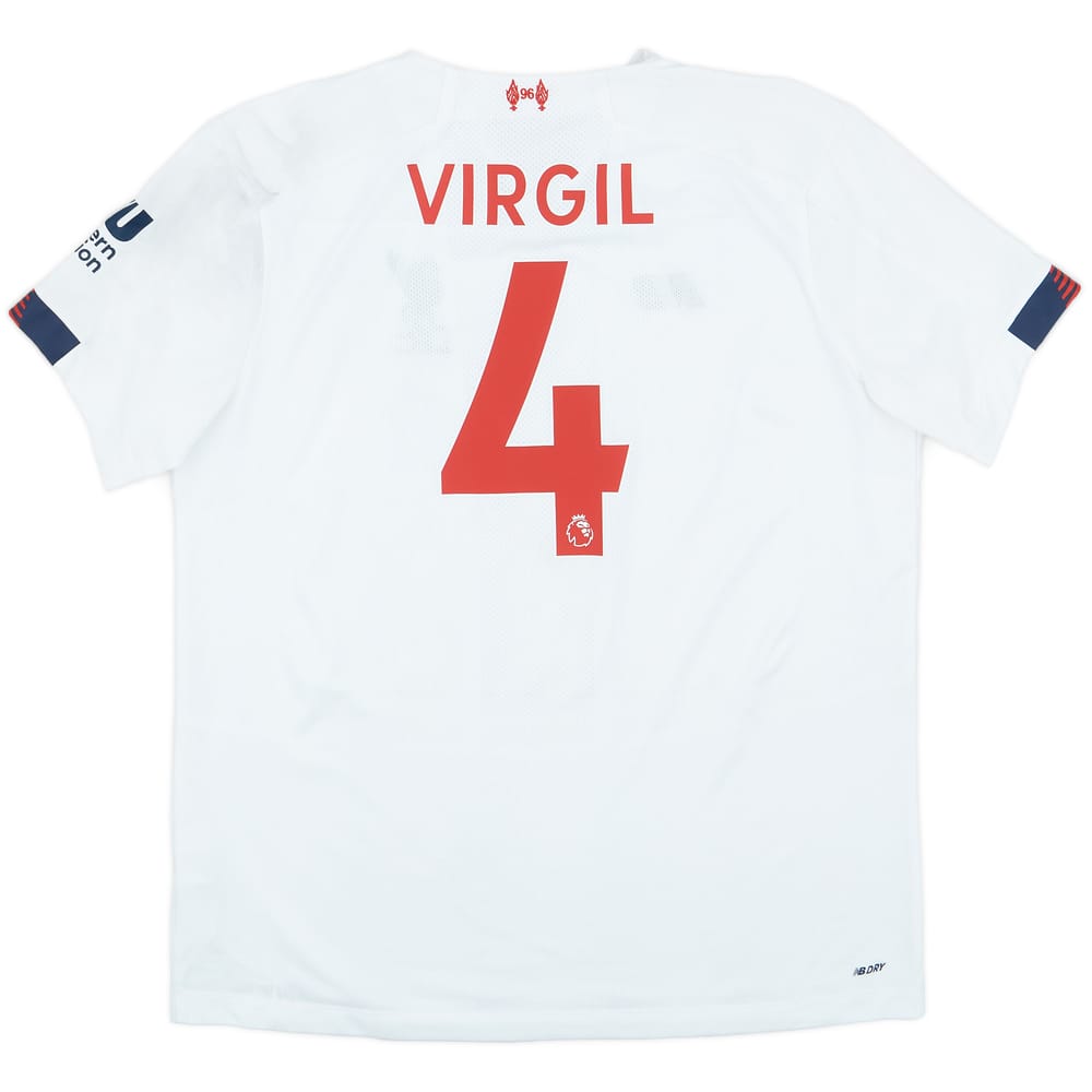 2019-20 Liverpool Away Shirt Virgil #4 - 7/10 - (XL)