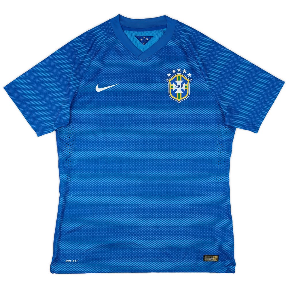 2014-15 Brazil Player Issue Away Shirt - 9/10 - (XL)