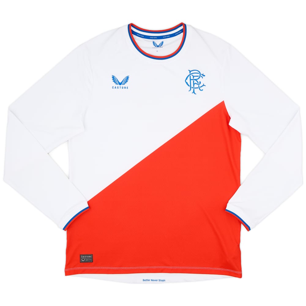 2022-23 Rangers Authentic Away L/S Shirt - As New