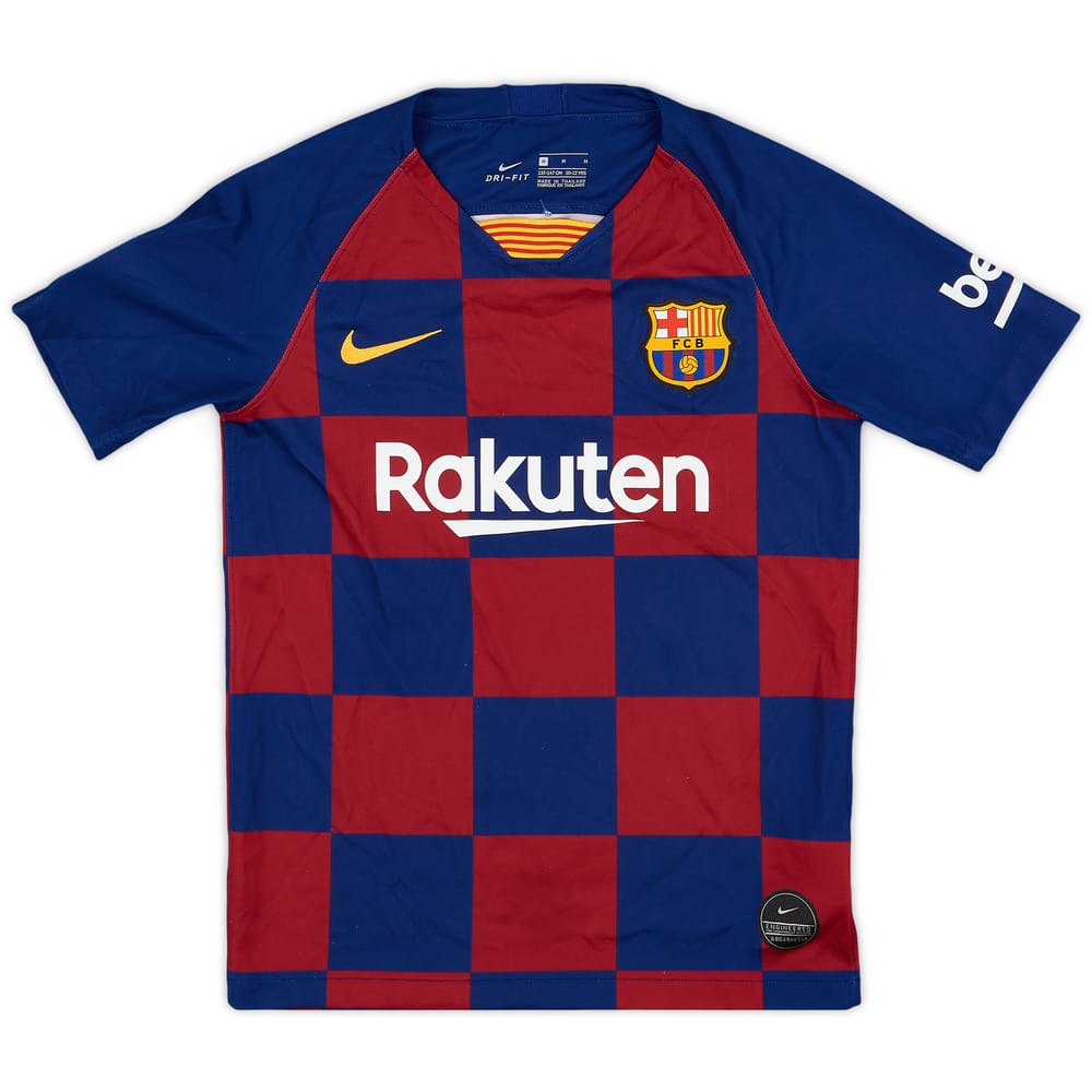 2019-20 Barcelona Home Shirt - 9/10 - (M.Boys)