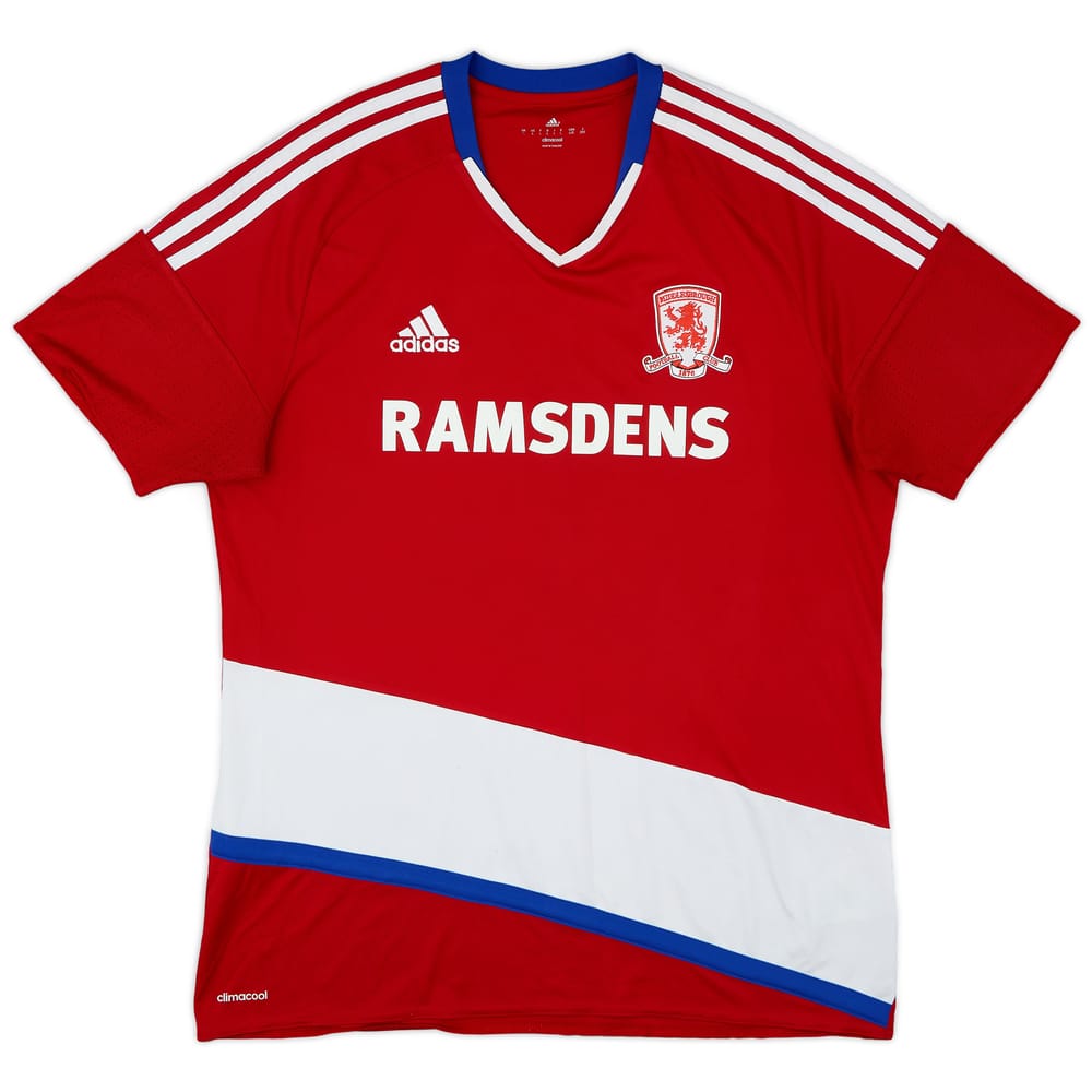 2016-17 Middlesbrough Home Shirt - 6/10 - (L)