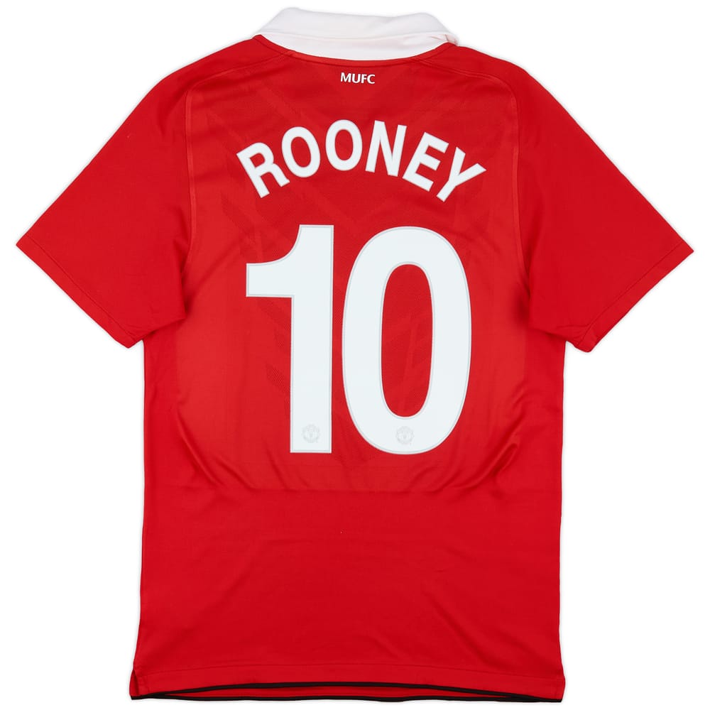 2010-11 Manchester United Home Shirt Rooney #10 - 7/10 - (S)