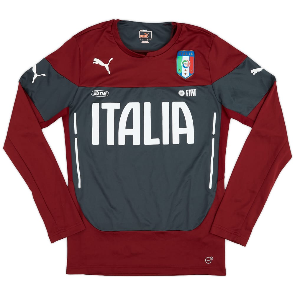 2014-15 Italy Puma L/S Training Shirt - 8/10 - (S)