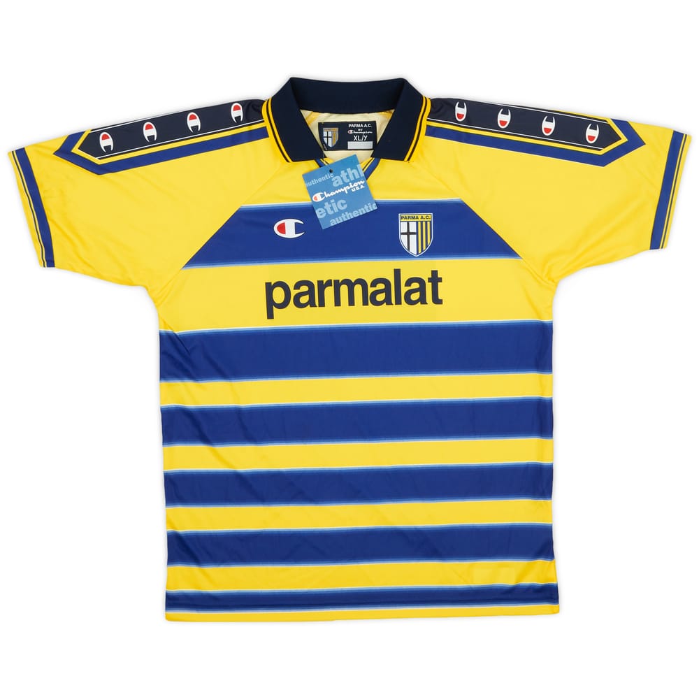 1999-00 Parma Home Shirt (XL.Boys)